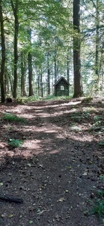 Blick zurück zur Hütte